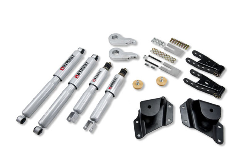 Chevrolet Silverado Suspension Lowering Kit - Front + Rear - Belltech - SP Shocks - `05-`06