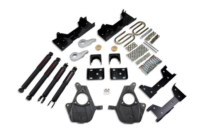 Chevrolet Sierra Lowering Kit - Front + Rear - Belltech - ND2 Shocks - `05-`06