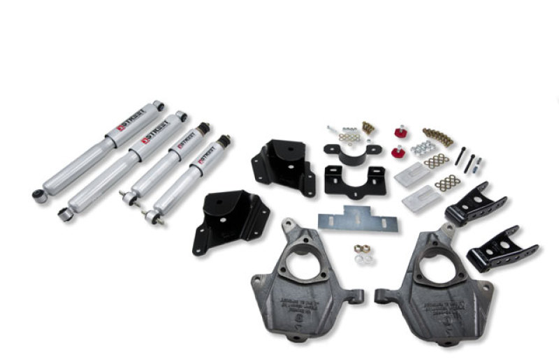GMC Sierra Coilover Suspension Kit - Front + Rear - Belltech - Street Performance Shocks - `99-`06