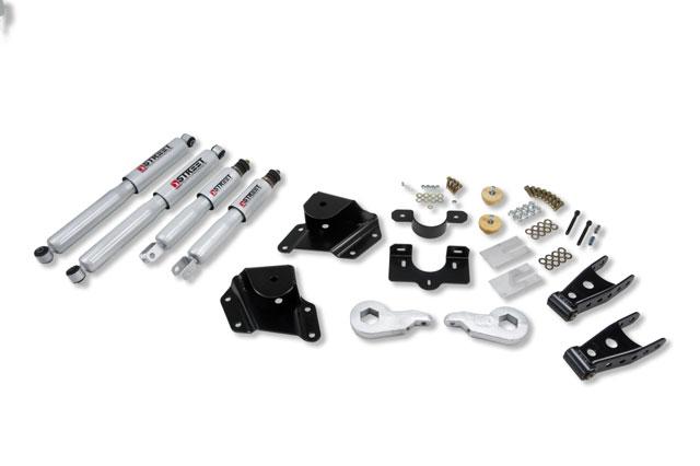 Chevrolet Sierra Suspension Lowering Kit - Front and Rear - Belltech - Street Performance - `05-`06