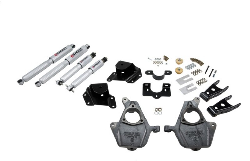 Chevrolet Silverado Suspension Lowering Kit - Front + Rear - Belltech - SP Shocks - `99-`00