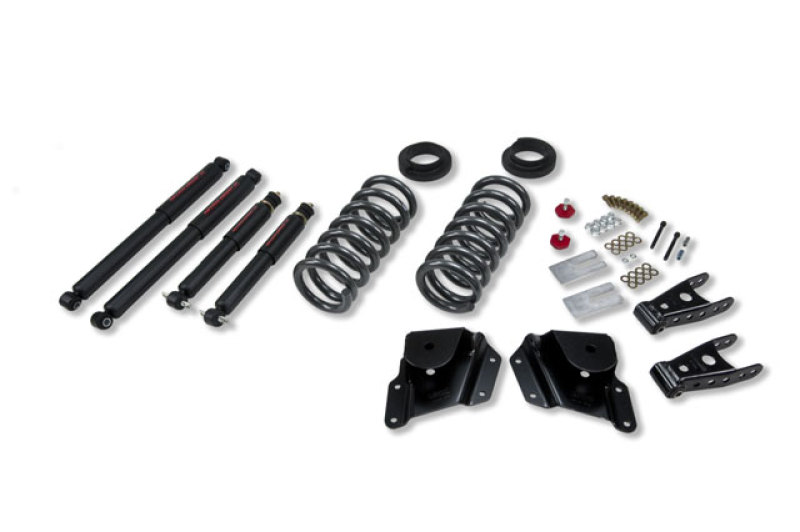 Chevrolet Sierra Suspension Lowering Kit - Front + Rear - Belltech - ND2 Shocks - `99-`06