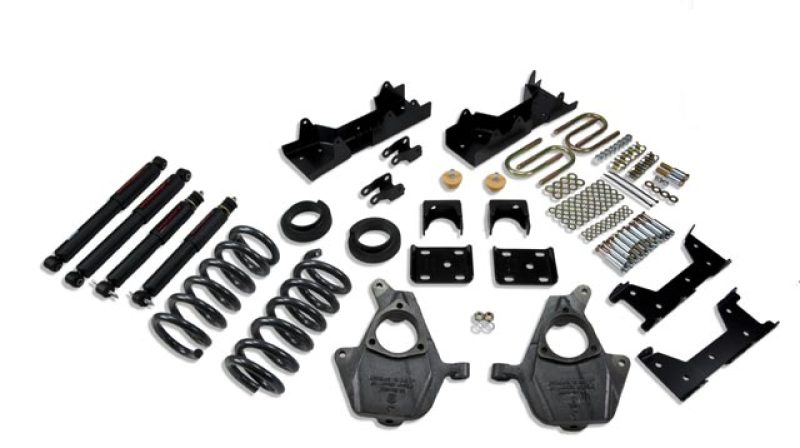 Chevrolet Silverado Suspension Lowering Kit - Front + Rear - Belltech - Nitro Drop II Shocks - `99-`00
