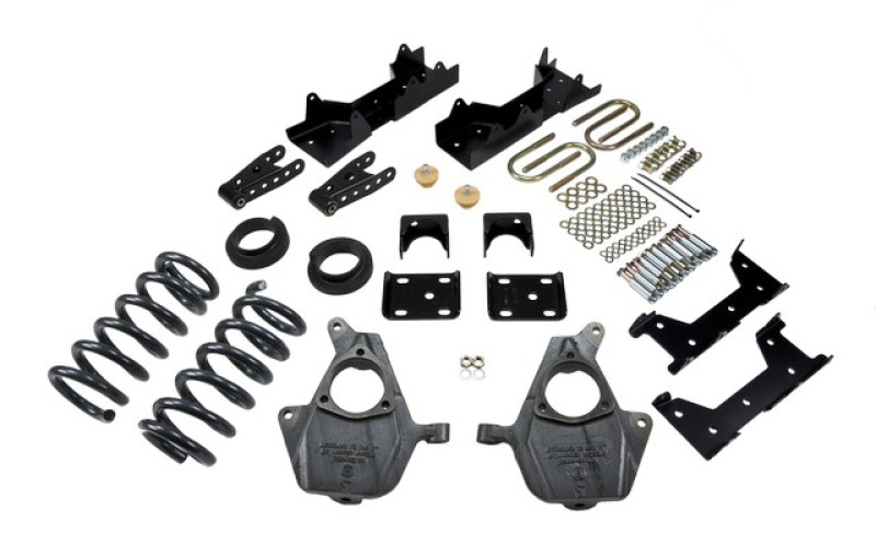 Chevrolet Silverado Coilover Suspension Kit - Front + Rear - Belltech - Lowering Kit w/o Shocks - `01-`06