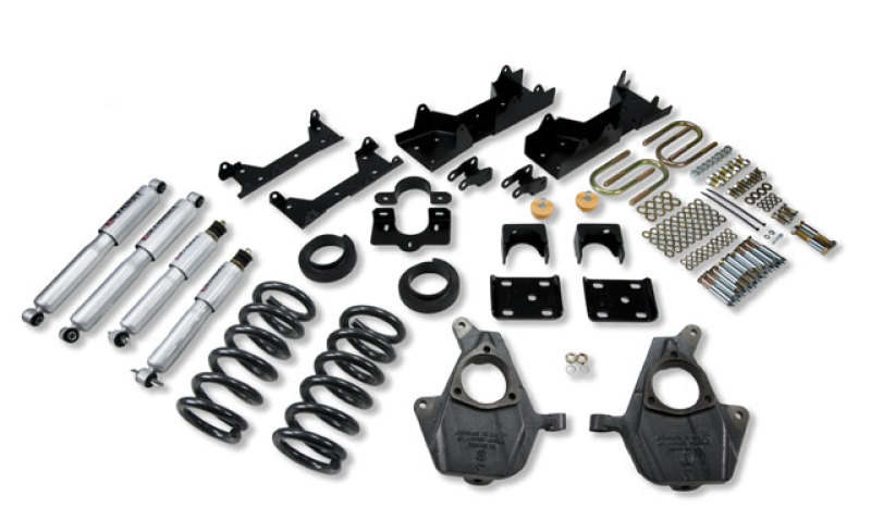 GMC Sierra Coilover Suspension Kit - Front + Rear - Belltech - Lowering Kit with SP Shocks - `01-`06