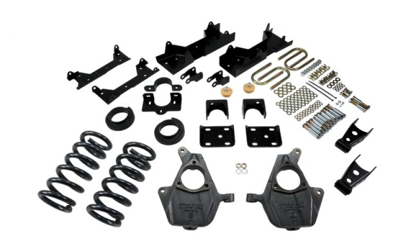 Chevrolet Sierra Coilover Suspension Kit - Front + Rear - Belltech - Complete Kit without Shocks - `01-`06