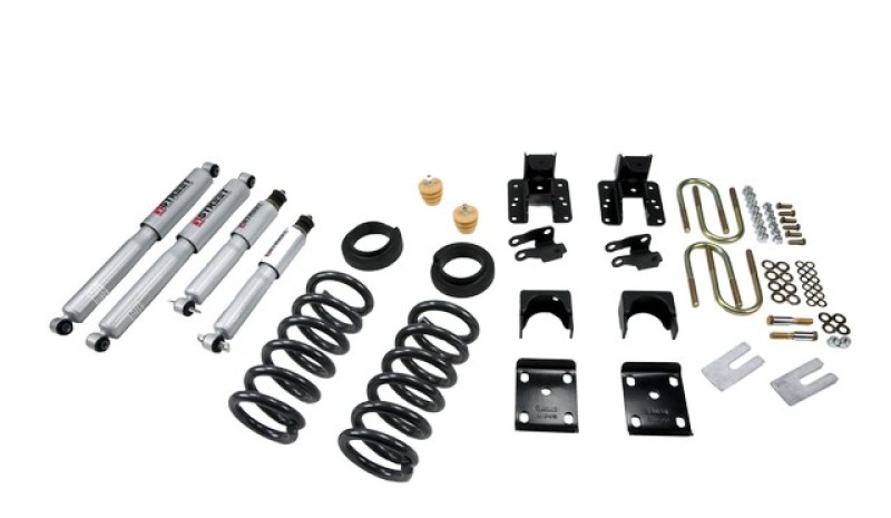 Chevrolet Silverado Coilover Suspension Kit - Front + Rear - Belltech - Street Performance Shocks - `04-`06