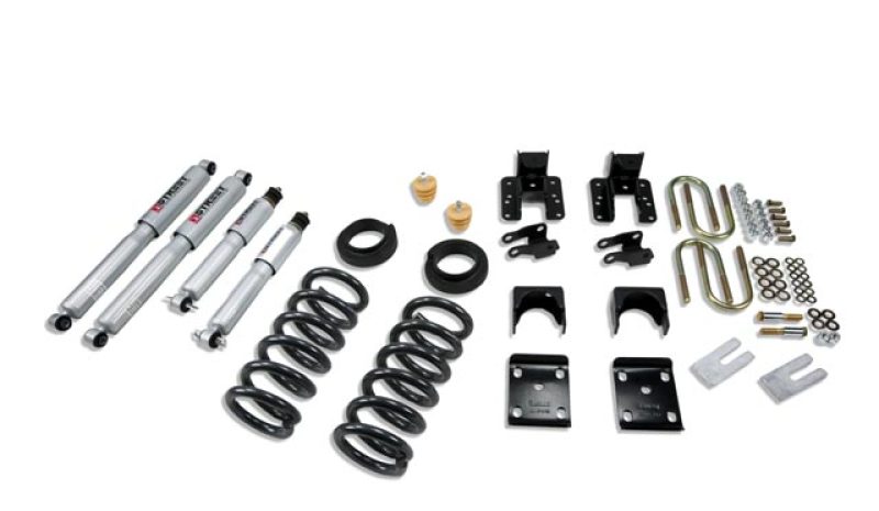 Chevrolet Silverado Coilover Suspension Kit - Front + Rear - Belltech - Street Performance Shocks - `04-`06