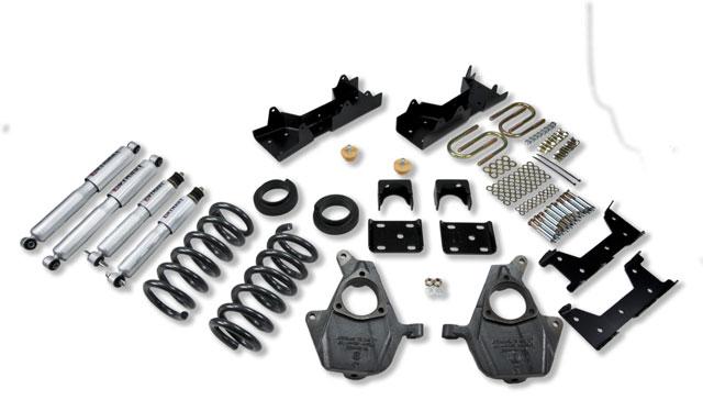 GMC Sierra Coilover Suspension Kit - Front + Rear - Belltech - Street Performance - `04-`06