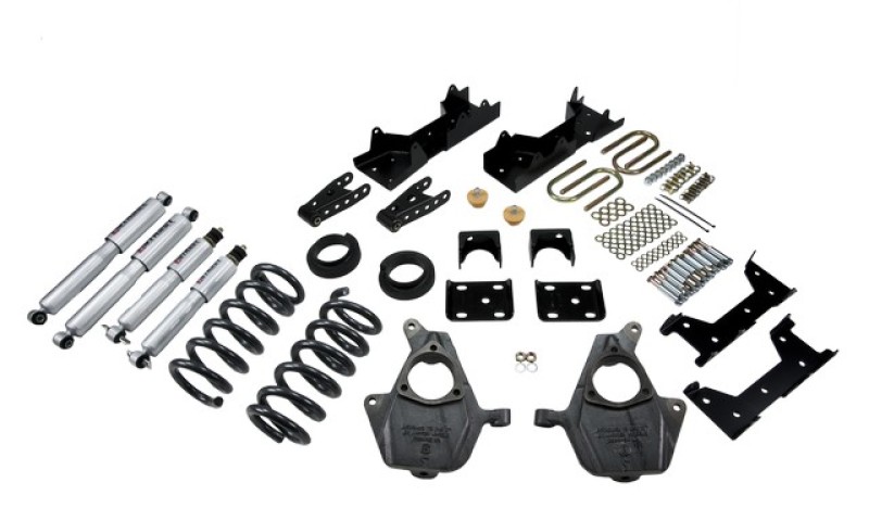 Chevrolet Silverado Coilover Suspension Kit - Front + Rear - Belltech - SP Shocks - `04-`06
