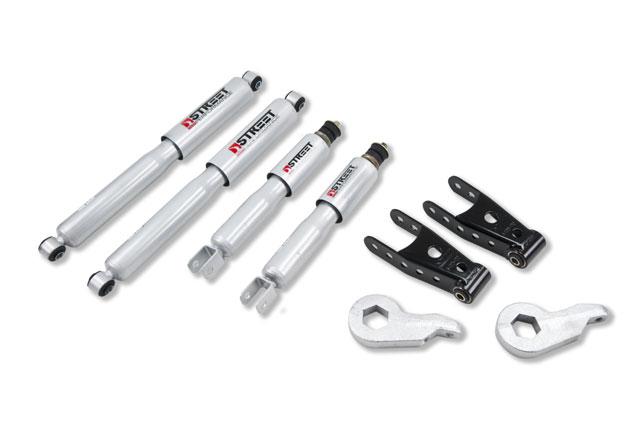 GMC Sierra Denali Coilover Suspension Kit - Front + Rear - Belltech - Street Performance - `01-`04