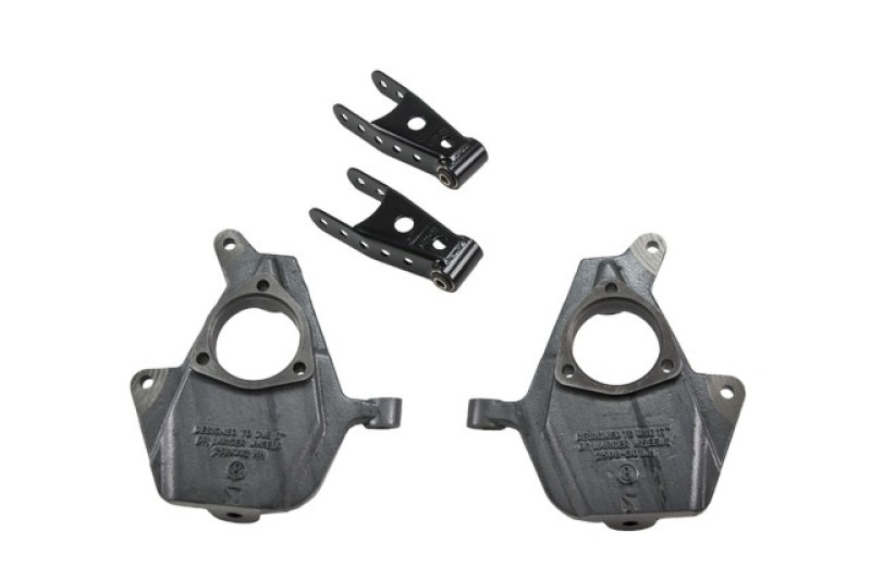 GMC Sierra Denali Suspension Lowering Kit - Front + Rear - Belltech - Complete Kit W/O Shocks - `01-`04