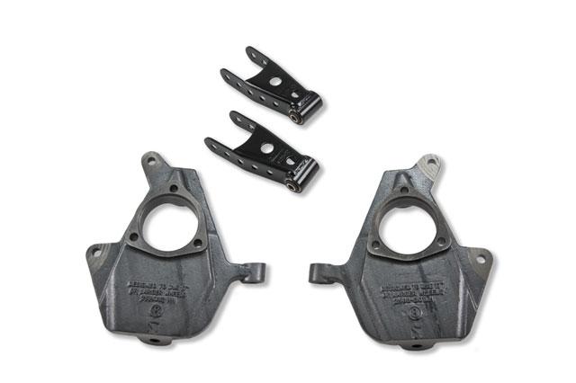 GMC Sierra Denali Suspension Lowering Kit - Front + Rear - Belltech - Complete Kit W/O Shocks - `01-`04