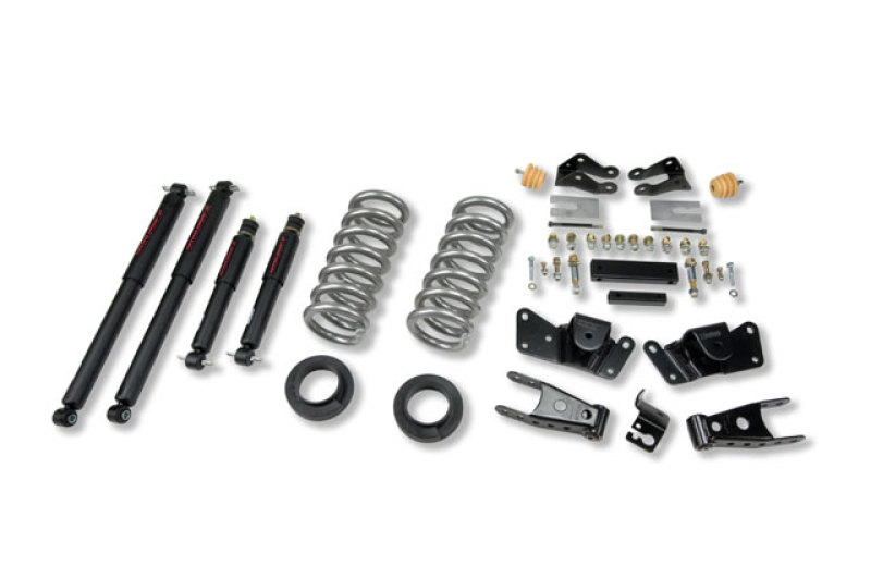 Chevrolet Silverado Coilover Suspension Kit - Front + Rear - Belltech - Nitro Drop II Shocks - `97-`00