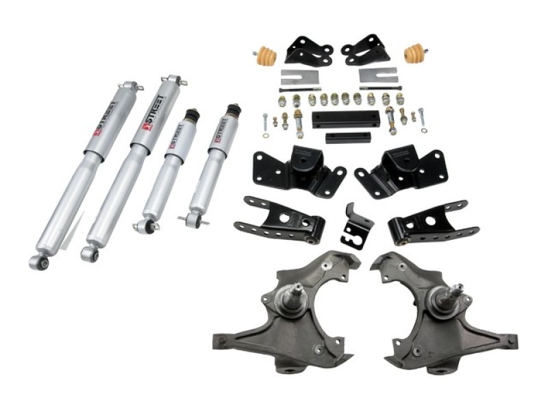 Chevrolet Silverado Coilover Suspension Kit - Front + Rear - Belltech - SP Shocks - `97-`00