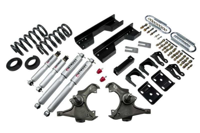 Chevrolet Silverado Coilover Suspension Kit - Front + Rear - Belltech - SP Shocks - `97-`00