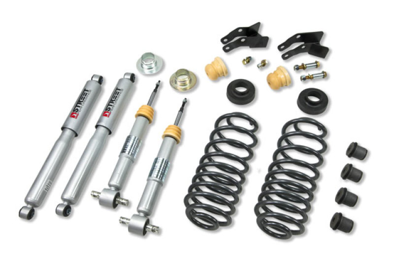 GMC Yukon XL Coilover Suspension Kit - Front + Rear - Belltech - Street Performance - `07-`14