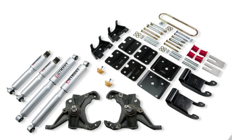 Chevrolet Safari Coilover Suspension Kit - Front + Rear - Belltech - Street Performance Shocks - `95-`02