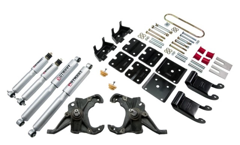Chevrolet Safari Coilover Suspension Kit - Front + Rear - Belltech - Street Performance Shocks - `95-`02