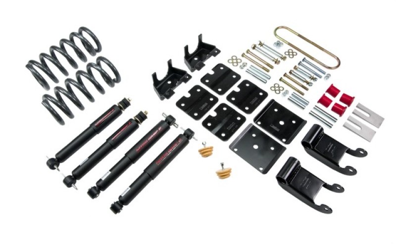 Chevrolet Safari Coilover Suspension Kit - Front + Rear - Belltech - Lowering Kit with ND2 Shocks - `95-`02