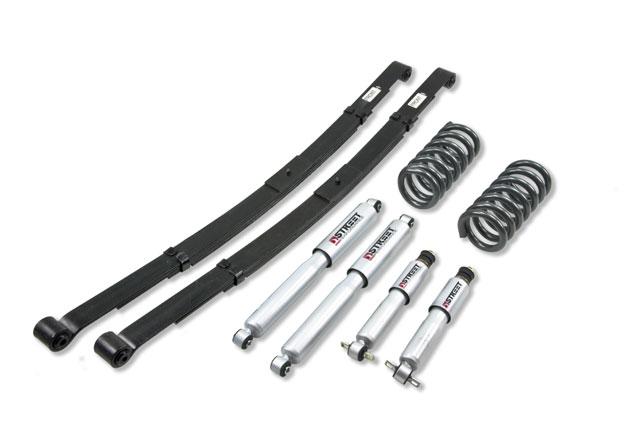 Dodge Durango Suspension Lowering Kit - Front + Rear - Belltech - Street Performance (SP) Shocks - `98-`03