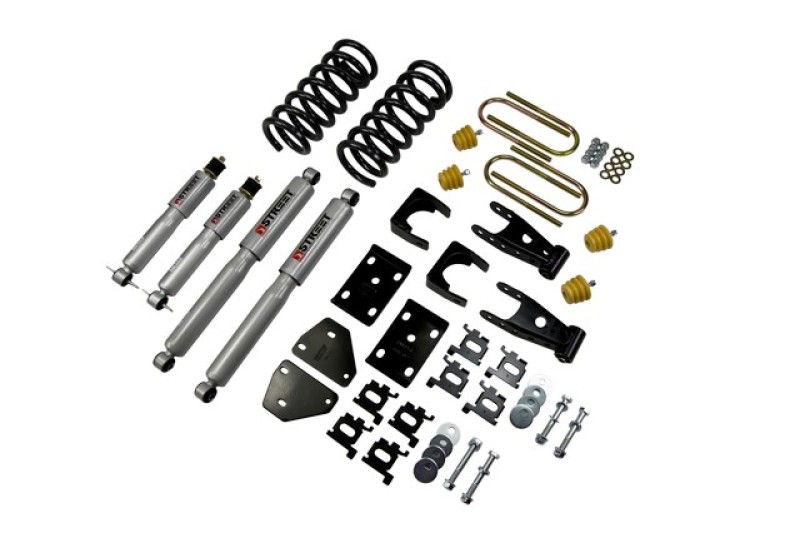 Dodge Ram 1500 Coilover Suspension Kit - Front + Rear - Belltech - Street Performance Shocks - `02-`05