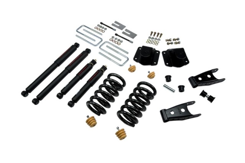 Dodge Ram 3500 Suspension Lowering Kit - Front + Rear - Belltech - Nitro Drop 2 Shocks - `94-`02