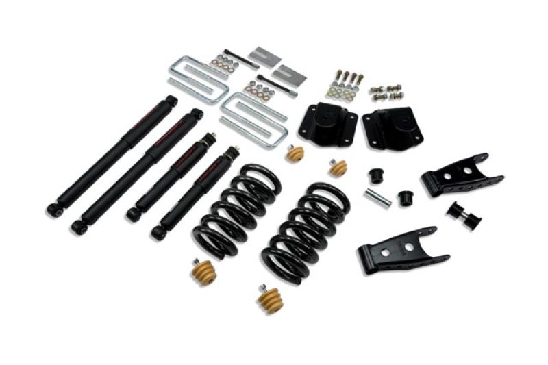 Dodge Ram 3500 Suspension Lowering Kit - Front + Rear - Belltech - Nitro Drop 2 Shocks - `94-`02