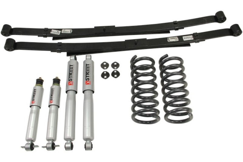 Ford Ranger Suspension Lowering Kit - Front + Rear - Belltech - Street Performance Shocks - `98-`03