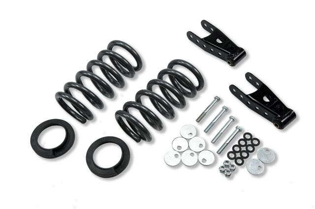 Ford Lightning Coilover Suspension Kit - Front + Rear - Belltech - Lowering, without shocks - `99-`04
