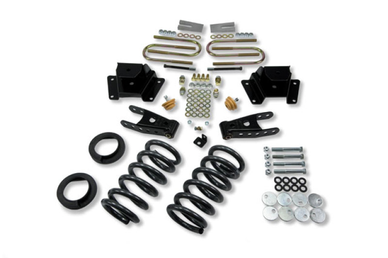 Ford Harley Lowering Kit - Front + Rear - Belltech - Complete Kit w/o Shocks - `97-`03