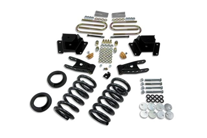 Ford Harley Lowering Kit - Front + Rear - Belltech - Complete Kit w/o Shocks - `97-`03