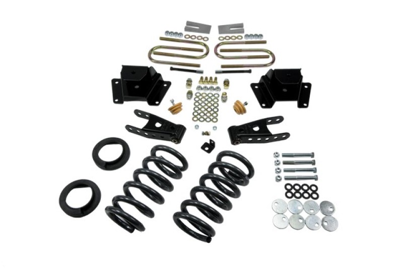 Ford Harley Lowering Kit - Front + Rear - Belltech - Complete Kit w/o Shocks - `97-`03