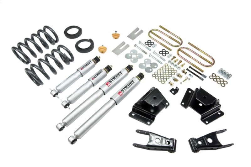 Ford Harley Series Lowering Kit - Front + Rear - Belltech - Street Performance Shocks - `97-`03