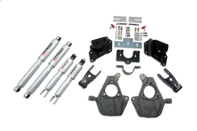 Chevrolet Sierra Coilover Suspension Kit - Front + Rear - Belltech - Street Performance Shocks - `05-`06