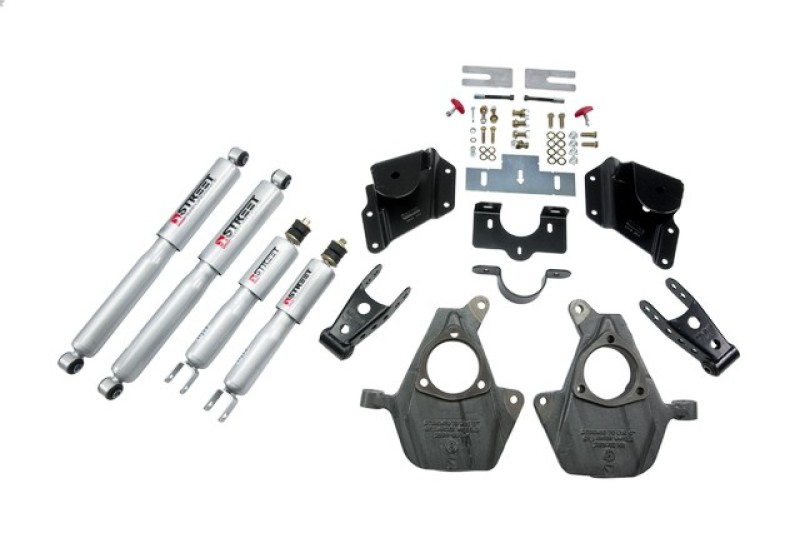 Chevrolet Sierra Coilover Suspension Kit - Front + Rear - Belltech - Street Performance Shocks - `05-`06
