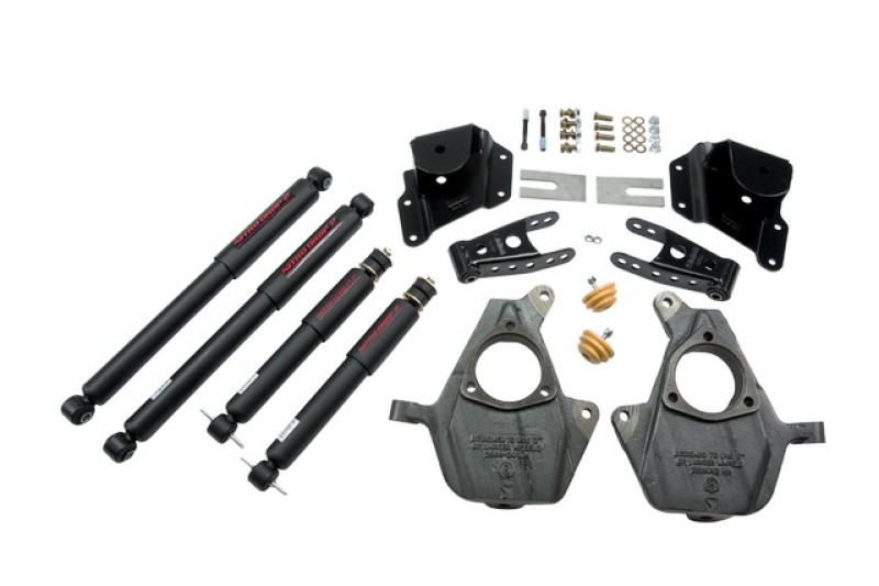 Chevrolet Sierra Lowering Kit - Front + Rear - Belltech - ND2 Shocks - `99-`00
