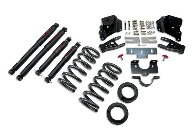 Chevrolet Silverado Coilover Suspension Kit - Front + Rear - Belltech - ND2 Shocks - `99-`06