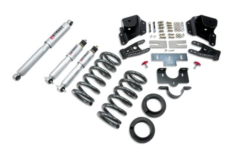 Chevrolet Silverado Suspension Lowering Kit - Front + Rear - Belltech - Complete Kit with SP Shocks - `99-`06