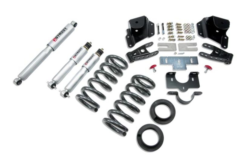 Chevrolet Silverado Suspension Lowering Kit - Front + Rear - Belltech - Complete Kit with SP Shocks - `99-`06