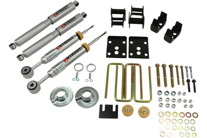 Ford F150 Suspension Lowering Kit - Front + Rear - Belltech - Street Performance Shocks - `09-`13