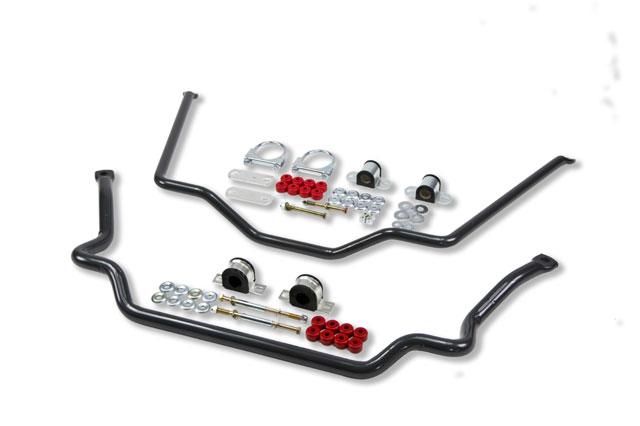 Chevrolet S-Series Sway Bar Set - Front + Rear - Belltech - 5420/5520 - Gunmetal Grey - `82-`04