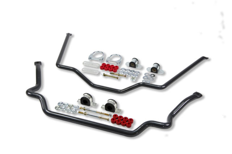 Chevrolet S-Series Sway Bar Set - Front + Rear - Belltech - 5420/5520 - Gunmetal Grey - `82-`04