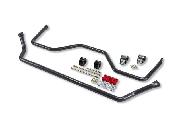GMC Yukon Sway Bar Set - Front + Rear - Belltech - Performance Sway Bars - Gunmetal Grey - `00-`06