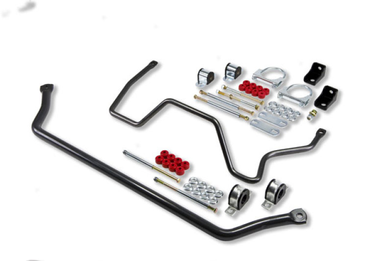 Ford Ranger Sway Bar Set - Front + Rear - Belltech - Belltech 5444/5552 - Gunmetal Grey - `98-`03