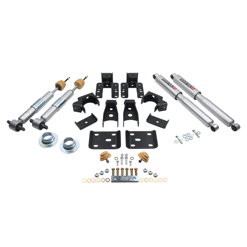 Chevrolet Silverado 1500 Coilover Suspension Kit - Front + Rear - Belltech - Street Performance Shocks - `14-`18