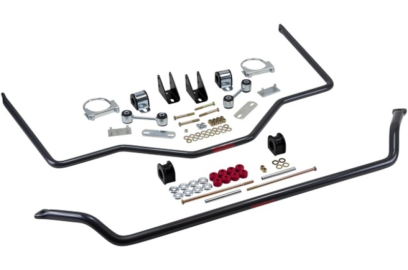 Chevrolet Silverado 1500 Sway Bar Set - Front + Rear - Belltech - Anti-Swaybar - Gunmetal Grey - `05-`07