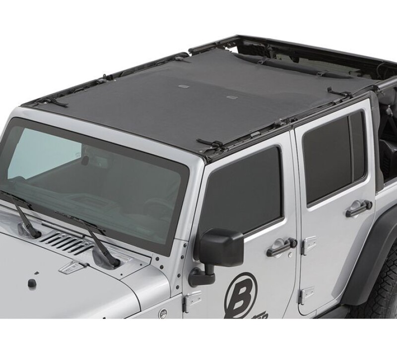 Jeep Wrangler JK Bikini Top - Bestop - Sun Safari Bikini - Black Diamond - `07-`18