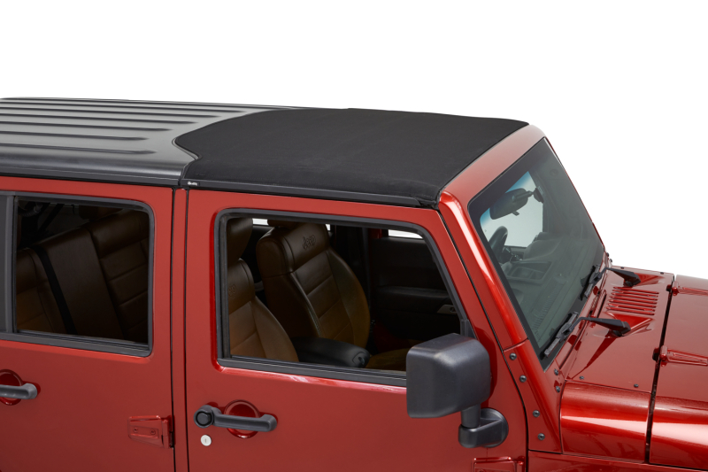 Jeep Wrangler JK Soft Top - Bestop - Sunrider for Hardtop - Premium Black Twill - `07-`18