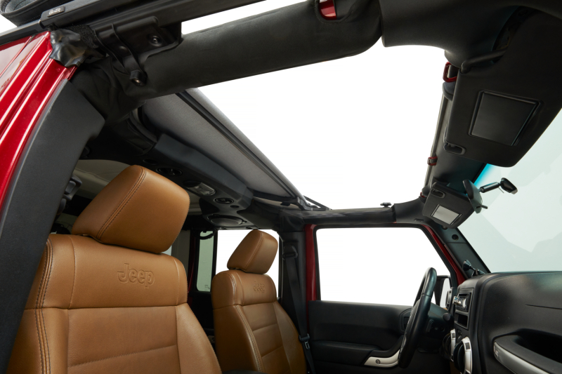 Jeep Wrangler JK Soft Top - Bestop - Sunrider for Hardtop - Black Diamond - `07-`18